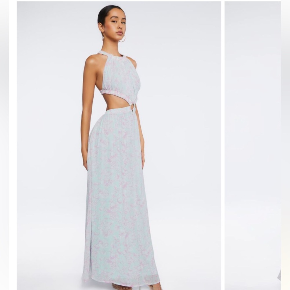 Floral Print Cutout Maxi XL never worn